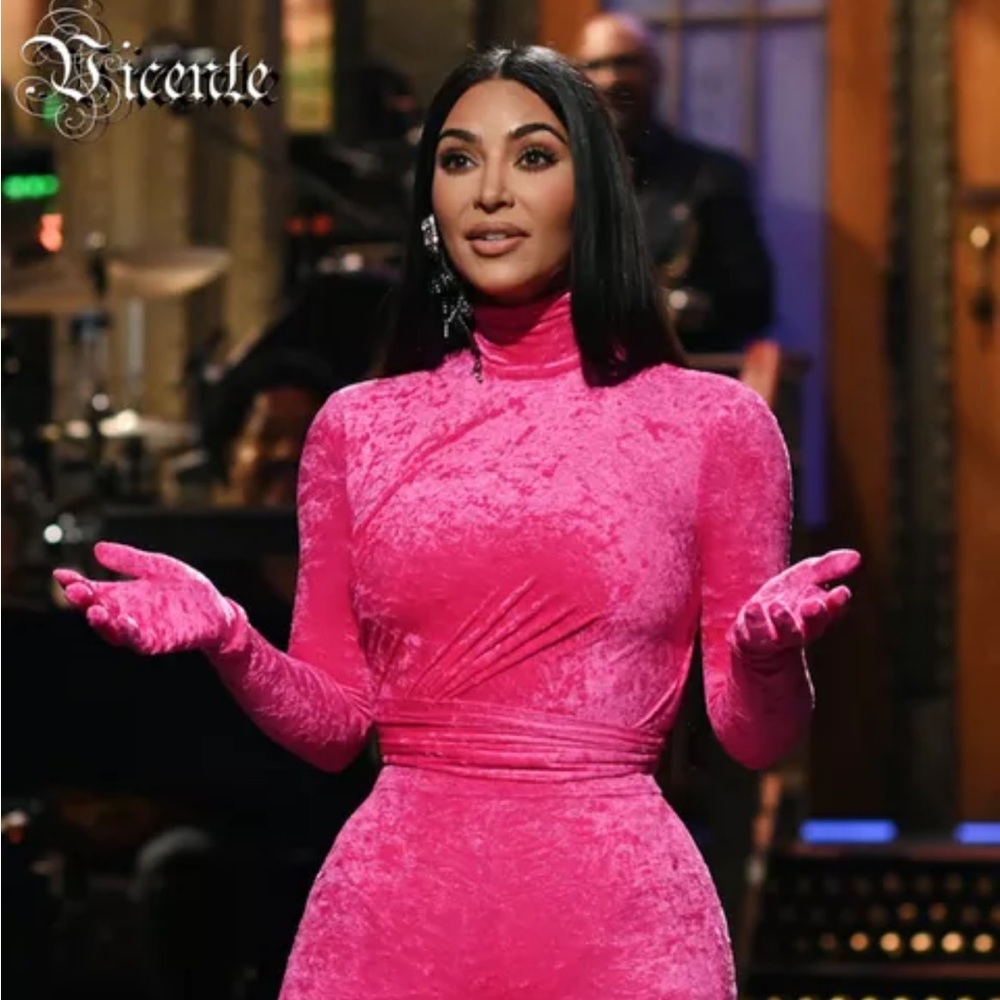 Kim kardashian west pink velour Halloween costume
